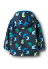 Name It Mini Boy Malta Crocodile Print Waterproof Jacket, Navy