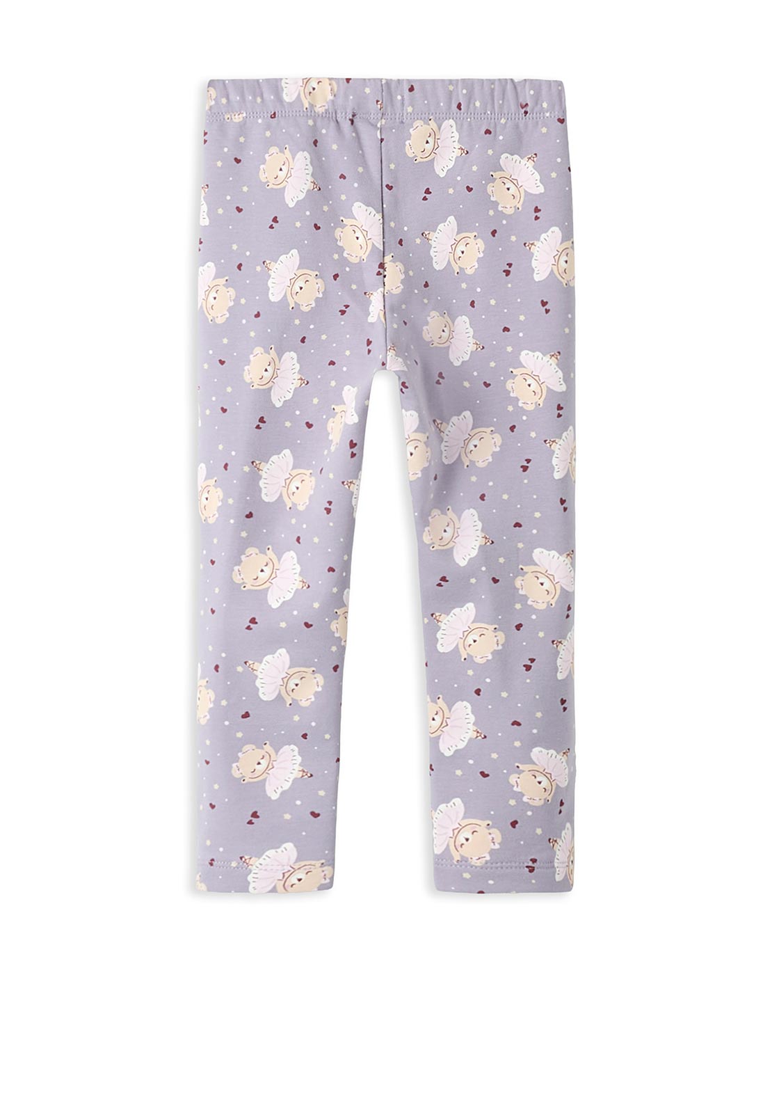 Name It Mini Girl Davina Print Legging, Purple