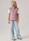 Name It Kid Girl My Lane Animal Print Gilet, Pink