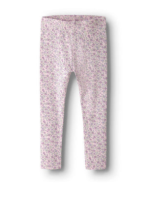 Name It Mini Girl Tuline Floral Legging, Pink