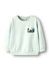 Name It Mini Boy Jale Long Sleeve Sweater, Green