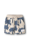 Name It Mini Boy Jace Tropical Sweat Shorts, Beige