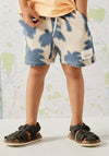 Name It Mini Boy Jace Tropical Sweat Shorts, Beige