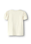Name It Mini Girl Jelle Short Sleeve Tee, Beige