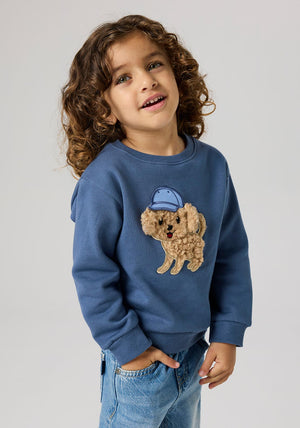 Name It Mini Boy Silian Long Sleeve Sweater, Navy