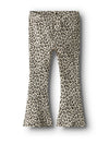 Name It Mini Girl Leoana Print Flared Legging, Beige