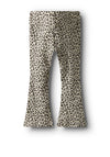 Name It Mini Girl Leoana Print Flared Legging, Beige