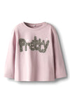 Name It Mini Girl Leoanja Long Sleeve Top, Pink