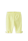 Name It Baby Girl Funniez Capri Bow Legging, Yellow