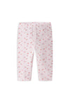 Name It Mini Girl Vivian Floral & Cherry Capri Legging, Pink
