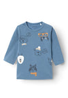 Name It Baby Boy Kolio Long Sleeve Top, Coronet Blue