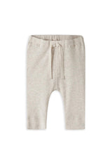 Name It Baby Boy Kab Ribbed Pant, Cream