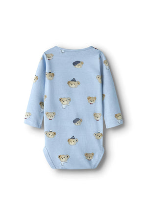 Name It Baby Boy Ricki Long Sleeve Body, Blue
