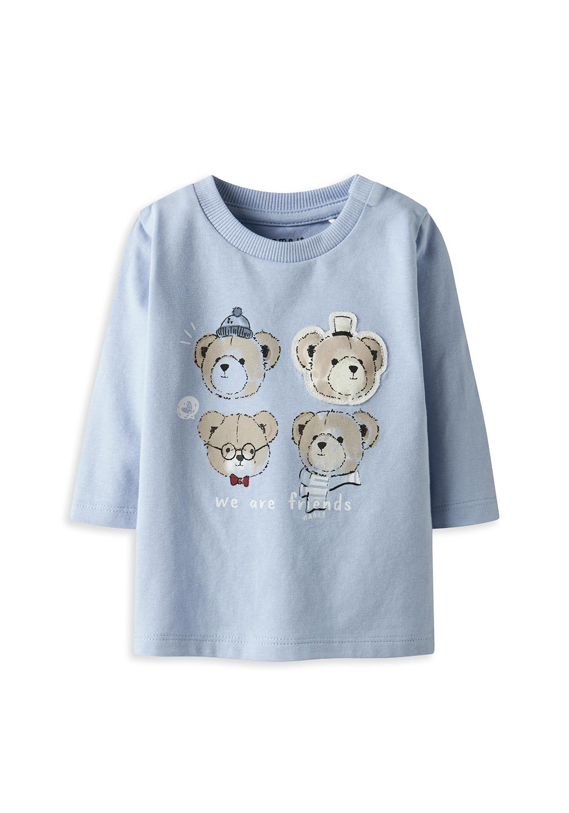 Name It Baby Boy Ronnow Long Sleeve Top, Blue