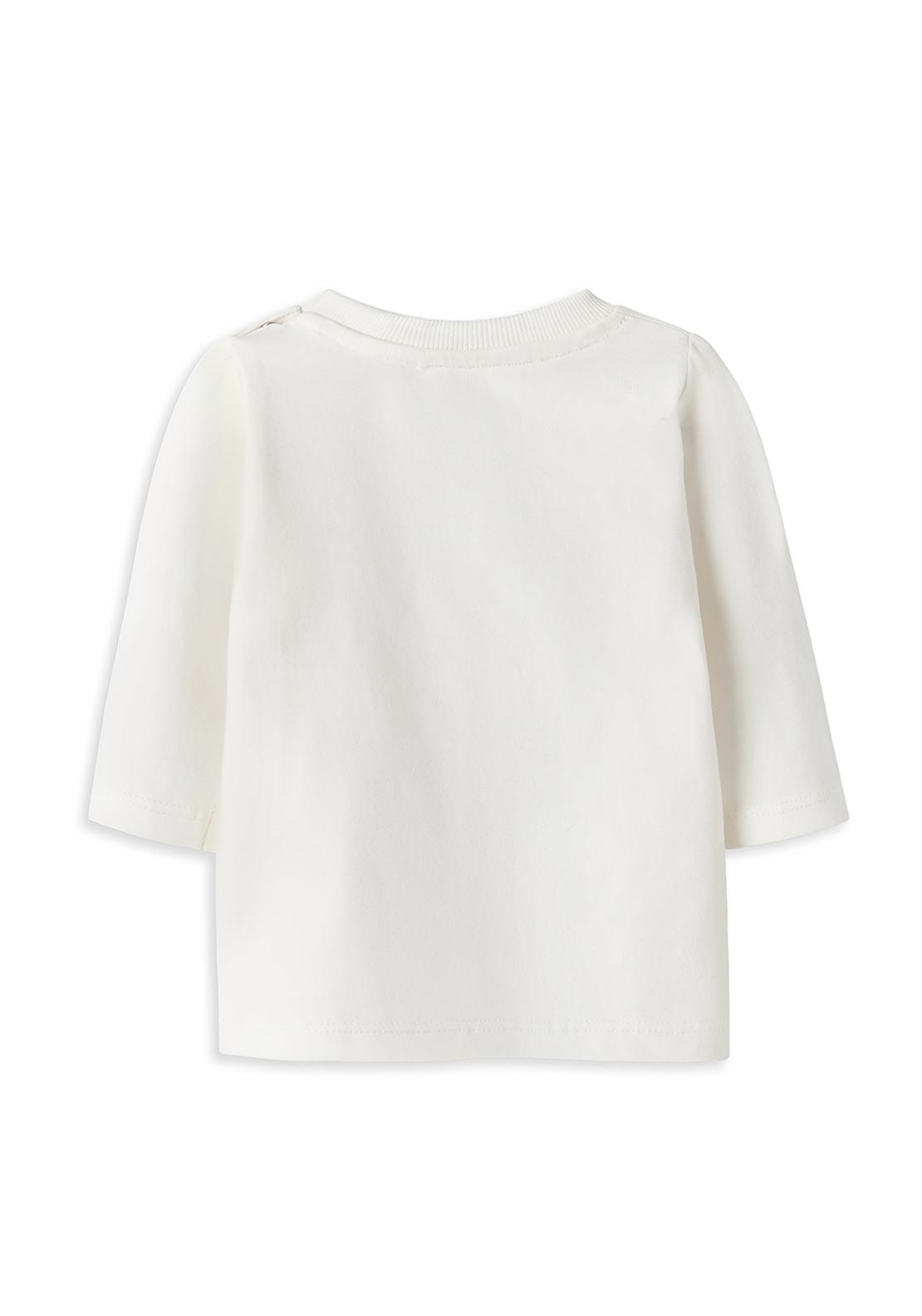 Name It Baby Boy Ronnow Long Sleeve Top, White