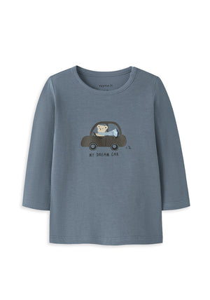 Name It Baby Boy Remus Long Sleeve Top, Blue