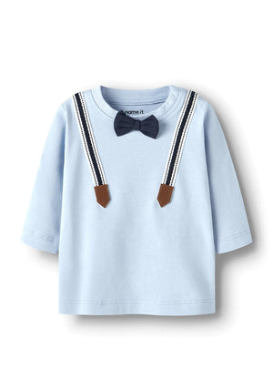 Name It Baby Boy Rufus Long Sleeve Top, Blue