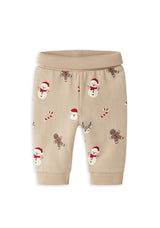 Name It Baby Boy Ruller Christmas Jogger, Beige