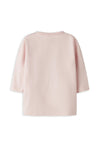 Name It Baby Girl Ratine Gift Long Sleeve Top, Pink