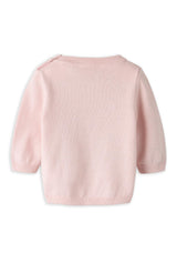 Name It Baby Girl Risse ‘Santa Baby’ Knit Jumper, Pink