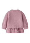 Name It Baby Girl Naena Long Sleeve Peplum Cardigan, Pink