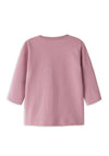 Name It Baby Girl Nivas Balloon Long Sleeve Top, Pink