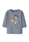 Name It Baby Boy Nollo Long Sleeve Top, Blue