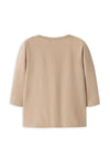 Name It Baby Boy Vacion Dino Long Sleeve Top, Beige