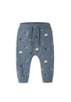 Name It Baby Boy Vroels Truck Print Pant, Blue