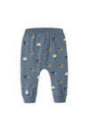 Name It Baby Boy Vroels Truck Print Pant, Blue