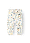 Name It Baby Girl Kejsa Floral Pant, Jet Stream
