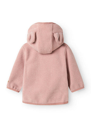 Name It Baby Girl Meeko Fleece Jacket, Pink