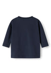 Name It Baby Boy Long Sleeve Reindeer Top, Navy