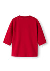 Name It Baby Boy Long Sleeve Snowman Top, Red