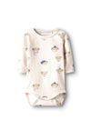 Name It Baby Boy Ricki Long Sleeve Body, Beige