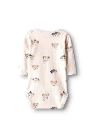 Name It Baby Boy Ricki Long Sleeve Body, Beige