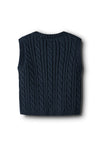 Name It Baby Boy Roman Knit Vest, Navy