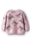 Name It Baby Girl Bowie Long Sleeve Cardigan, Pink