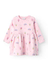 Name It Mini Girl Fransia Light Sweat Dress, Parfait Pink