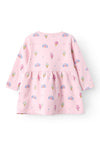 Name It Mini Girl Fransia Light Sweat Dress, Parfait Pink