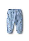 Name It Baby Boy Bocar Print Pant, Blue