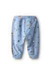 Name It Baby Boy Bocar Print Pant, Blue