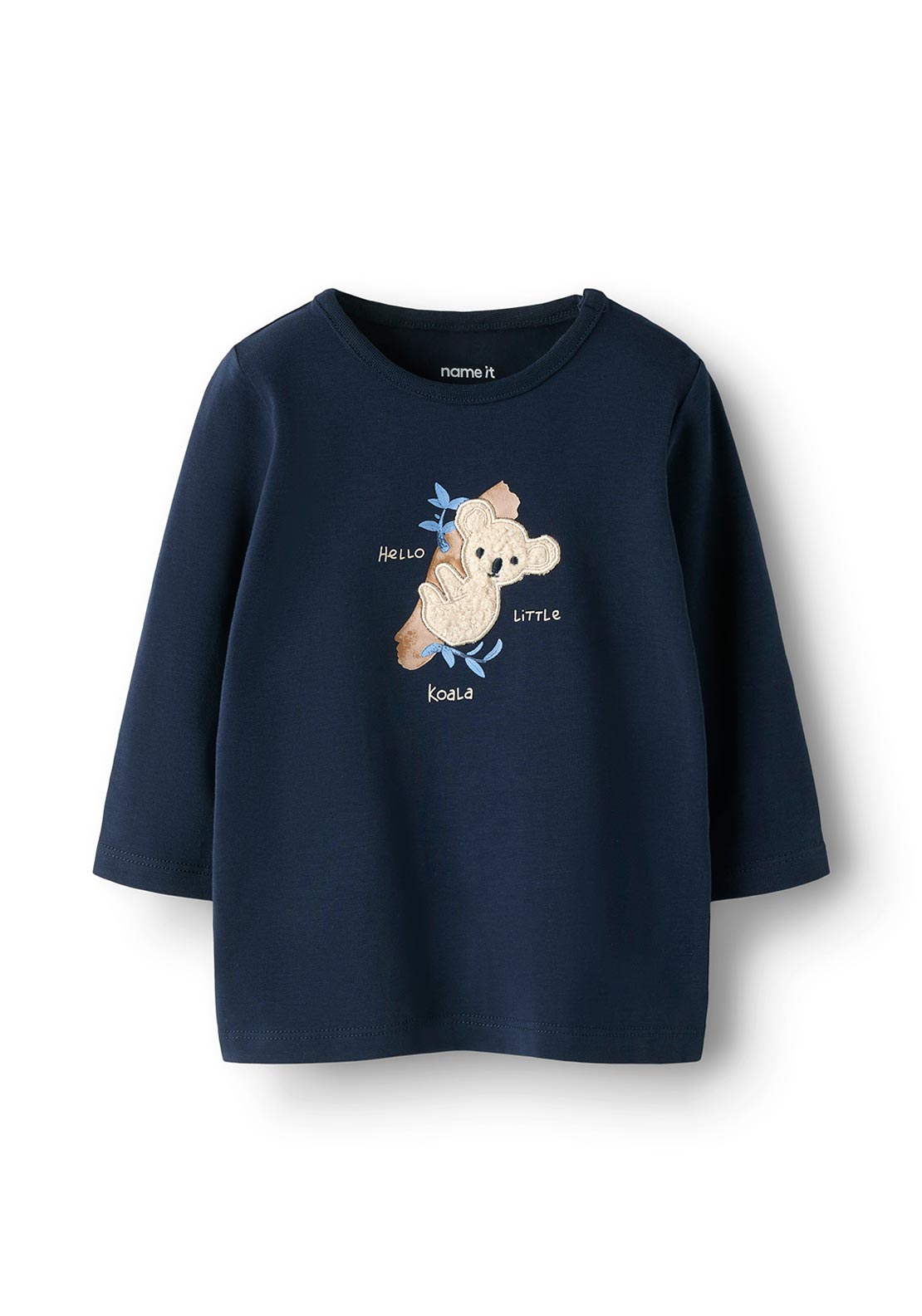 Name It Baby Boy Benedict Long Sleeve Top, Navy