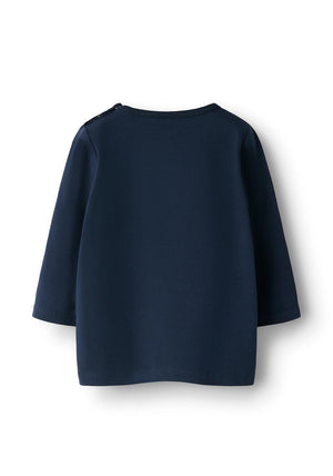 Name It Baby Boy Benedict Long Sleeve Top, Navy