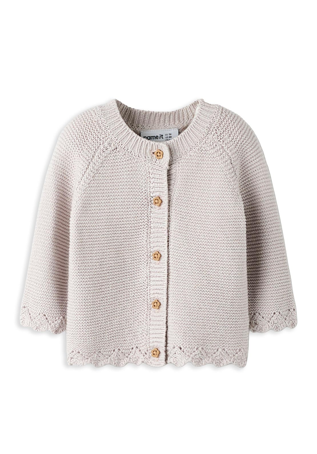 Name It Baby Girl Balsalmi Knit Cardigan, Lilac