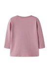 Name It Baby Girl Vube Bird Long Sleeve Top, Pink