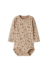 Name It Baby Boy Vroels Forest Long Sleeve Bodysuit, Beige