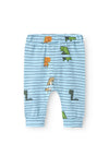Name It Baby Boy Vroels Print Trouser, Dusk Blue