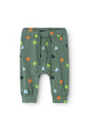 Name It Baby Boy Vroels Print Trouser, Dark Forest