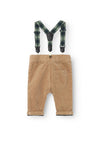 Name It Baby Boy Ben Slim Cords, Weathered Tan